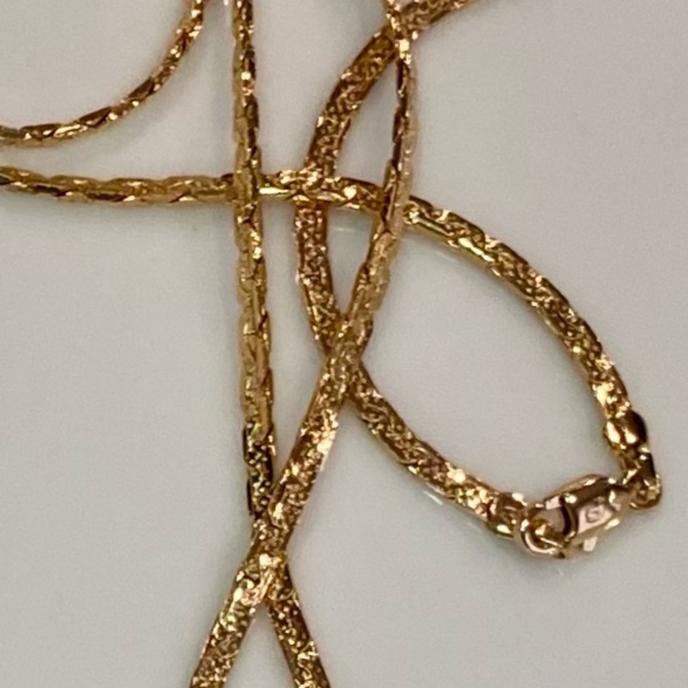 Gold plated 18k Cross Pendant Necklace 26” - Picture 13 of 17